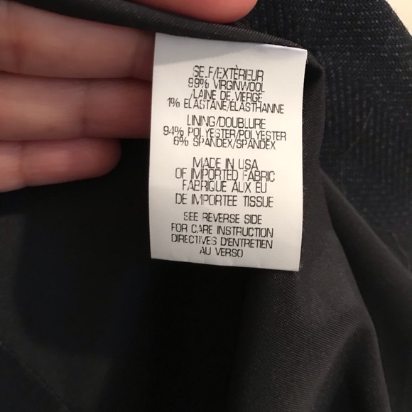 Theory, wool blazer, size 0 - Picture 3 of 6